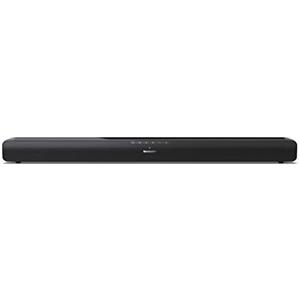 Sharp HT-SB100 Mini Soundbar con streaming audio wireless Bluetooth 5.1, Bluetooth con HDMI ARC/CEC, USB player, potenza totale 75 W, colore: Nero