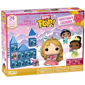 Funko Bitty Pop! Countdown Calendar - Calendario dell'Avvento Disney Princess con 24 Mini Figure da Collezione