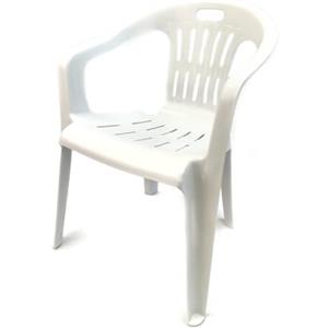 Ecoplast | Sedie da Giardino per Bambino in Plastica, Colore Bianco, 355x265x500