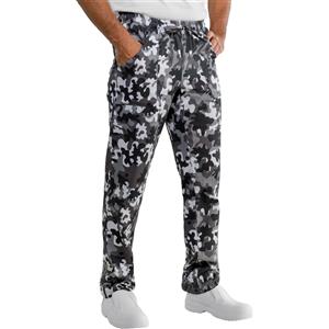 ISACCO Pantalone Mimetico 01 in Cotone con Elastico - Taglia S per Ristorazione e Settore Sanitario