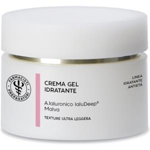 Unifarco Cremagel Idratante Malva 50ml - Crema Gel Ultra Leggera con Acido Ialuronico per Pelli Normali e Miste