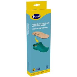 DR.SCHOLL'S Soletta Anatomica Antistatica in Microfibra per Clog Evo - Taglia 45-46, Unisex