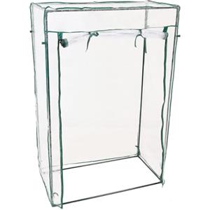 Generisch Serra per pomodori, 150 x 100 x 50 cm, per giardino, balcone, pomodori, pellicola trasparente in PVC, serre da giardino, piccola serra per pomodori, serra per pomodori - senza supporto