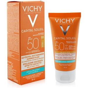 Vichy Ideal Soleil BB Crema Solare Colorata Effetto Asciutto e Mat SPF 50 per Pelli Grasse - 50ml