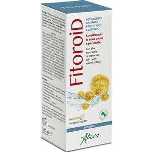 ABOCA Fitoroid Detergente Bio 100ml - Detergente Cremoso Protettivo e Lenitivo per la Zona Anale e Perianale con Olio Essenziale di Melaleuca