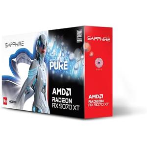 Sapphire PURE Radeon RX 9070 XT AMD 16 GB GDDR6 (Sapphire VGA 16GB RX9070XT PURE GAMING OC 2xHDMI/2xDP PURE A)