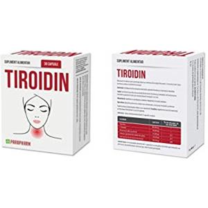 ParaPharm Integratori Naturali Premium, Contiene 5 Ingredienti Attivi: Spirulina, Vitamina E, Selenio, Iodio, L-Tirosina, 30 Capsule