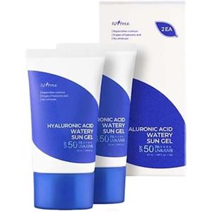 Isntree Gel Solare Idratante all'Acido Ialuronico, 2x50ml