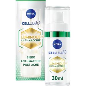 Nivea Luminous630 Siero Viso Anti-Macchie Post Acne 30 ml con Acido Ialuronico e Salicilico
