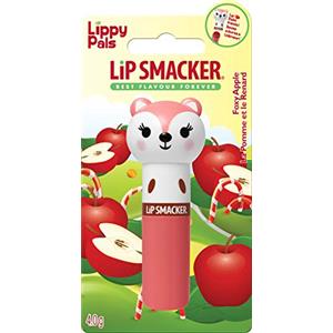 Lip Smacker - Lippy Pals Collection - Burrocacao Fox per Bambini - Gusto Mela - Dolce Regalo per i Tuoi Amici - 4 Pezzi
