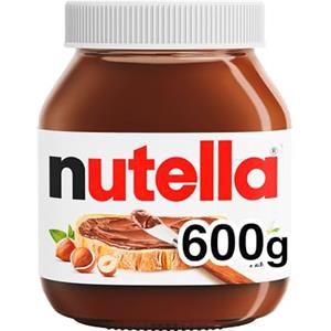Nutella - Crema Spalmabile alle Nocciole e Cacao, Senza Glutine, Conservanti e Grassi Idrogenati, Ideale a Colazione, Vasetto da 600 gr