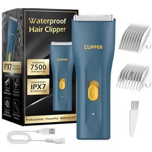 Homirty Rasoio Elettrico Corpo Uomo, Body Groomer, Depilatore Barba, Regolabarba, Uso Umido E Asciutto Per Aree Sensibili, Gambe, Torace, Ascelle