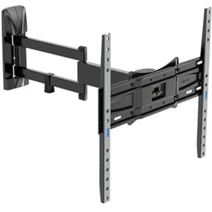 Meliconi Slimstyle Plus 400 SDR, Supporto TV Parete 40''-82'' VESA 200-300-400, Portata Max 30g, Rotazione orizzontale ±90° e Verticale +10°/-5°, Fast Block System e Easy Fix Up & Down, Made in Italy