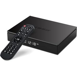 Dulmssxy Android tv box,T95W Android 11.0 4GB RAM 64GB ROM Amlogic S905W2 Quad-Core Cortex-A53 G31 GPU Support 4K 3D AV1 2.4/5.0GHz WIFI BT5.0 10/100M Ethernet DLNA HDMI 2.1 H.265 Smart TV BOX