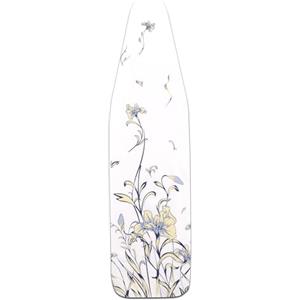 Household Essentials Ultra Ironing Board Cover, Multicolor Iris Floral Pattern Copriasse da Stiro, Floreale, Cotone