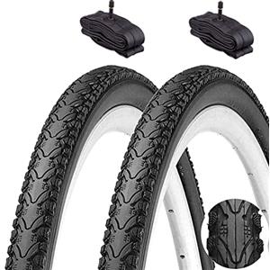 Kenda 2 Copertoni Kenda 700x45C (28 x 15/8 x 1 3/4) + Camere America Pneumatici Demi Slick Gravel Copertone Adulto Trekking Mtb Ibrida