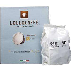 Lollo Caffè - 150 Capsule Caffè - Nero - Comp. Caffitaly