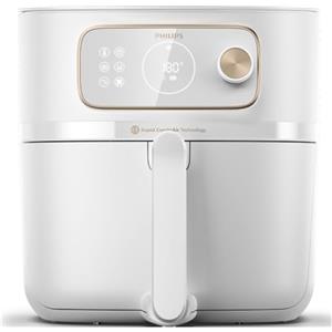 Philips Airfryer Combi 7000 Series XXL - Friggitrice ad Aria 8,3L (2kg), Airfryer 22-in-1, Connessa al WiFi, con il 99% di Grassi in Meno e Rapid CombiAir, App HomeID, Bianco (HD9876/20)