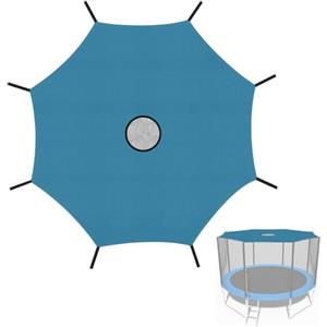 KXVXXV Accessori per Trampolino Trampoline Sunshield 305 Parasole per Trampolino a 8 Barre Impermeabile e Resistente ai Raggi UV