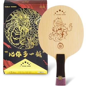 OHAANYY YAN-Huang - Racchetta professionale da ping pong, in carbonio arilato esterno, per giocatori intermedi e avanzati o appassionati di ping pong (racchetta singola) (FL)