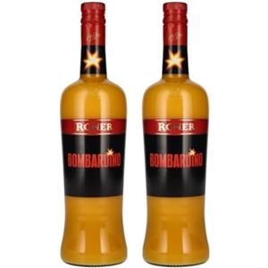 Roner Bombardino (1x 1l) - il migliore con Rum - liquore all'Uovo originale - Distilleria Artigianale Alto Adige Südtirol piu premiata d'Italia - 1000 ml (Confezione da 2)