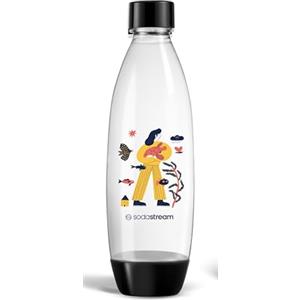 sodastream Bottiglia Edizione Limitata RePurpose 1L - Lavabile in lavastoviglie (senza BPA) - per macchine ad acqua frizzante, trasparente