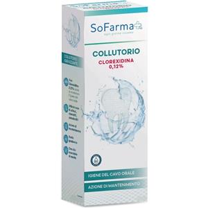 SO.FARMA.MORRA SpA SoFarmaPiù, Collutorio con Clorexidina 0,12%, 200 ml