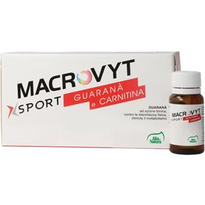 ALTA NATURA-INALME Srl Alta Natura, Macrovyt Sport Guaranà & Carnitina, 10 Flaconcini