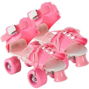 Generic Scarpe da pattinaggio - Scarpe per pattini in linea, Pattini lisci | Pattini a rotelle regolabili per pattinaggio senza problemi, pattini in linea comodi e senza sforzo, scarpe da pattinaggio