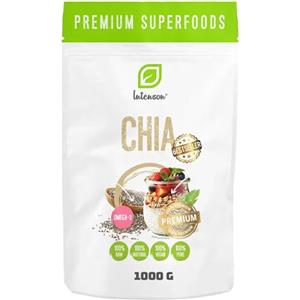 INTENSON Chia Seeds 1 kg, Nutrient-Dense Seeds for Salads, Yogurt & Smoothies, rich in Omega 3