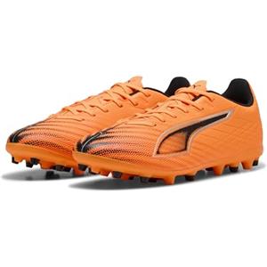 PUMA Ultra 6 Play MG, Scarpe da Calcio Unisex-Adulto, Heat Fire Black Glowing Red, 40.5 EU