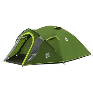 Coleman Darwin 4 Plus BlackOut - Tenda compatta a cupola per 4 persone, impermeabile 4500 mm con camera da letto oscurata