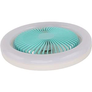 YUYTE Ventilatore da Soffitto a LED con Luci, E27 36W Plafoniera con Ventilatore e Telecomando, Ventilatore da Soffitto Silenzioso Dimmerabile con Timer, Lampada Piccolo Ventilatore