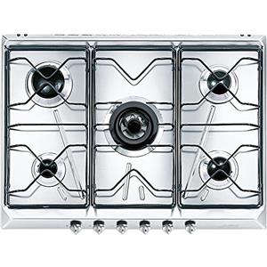 Smeg SRV576-5 Incasso Piano cottura a gas Acciaio inossidabile piano cottura