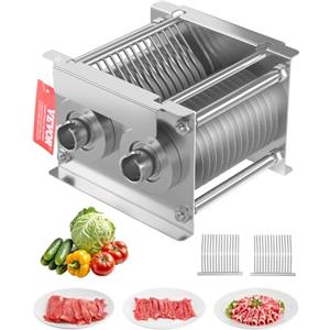 VEVOR Lama per Affettatrice 162 x 172 x 125,5 mm Lama da 7 mm per Affettatrice Commerciale, Set di Lama per Affettatrice, Acciaio Inox, Set Lame per Affettatrice per Carne Disossata, Verdure Morbide