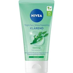 NIVEA Scrub per il lavaggio quotidiano, peeling senza microplastica per una pulizia profonda del viso, lo scrub opaco riduce le imperfezioni della pelle e nutre la pelle (150 ml)