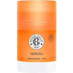 Roger & Gallet Deodorante Neroli Stick 50 g - 24 ore di freschezza con estratti naturali di fiori d'arancio e cotone