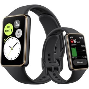 HONOR Band 10 Smart Watch, 1.57" AMOLED Fitness Tracker, SpO2, Frequenza Cardiaca, 96 Modalità Sport, 5ATM Impermeabile, 14 Giorni di Standy, Compatibile con Android e iOS, Nero