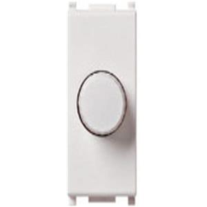 Vimar 14150 Dimmer per lampade ad incandescenza 100-500 W, comando e regolazione con potenziometro rotativo,