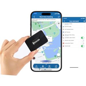 TKMARS GPS Tracker Mini Magnetico senza ABO per Auto, Bambini, Portafogli, Documenti TK913