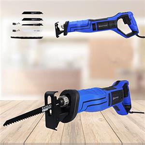 DICN Seghetto a Gattuccio Elettrica Alternativa Con Sega a Taglio Manuale In Metallo In Legno a 5 Pale Sega a Velocità Variabile a Velocità Variabile Da 2700spm