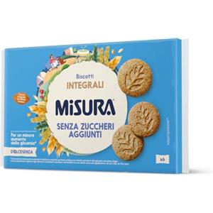 Misura Dolcesenza Biscotti Integrali ai Cereali, Senza Zuccheri Aggiunti