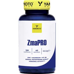 Yamamoto Nutrition ZmaPRO - Integratore con Zinco, Magnesio e Vitamina B6 per Supporto Muscolare e Ormonale - 120 Capsule