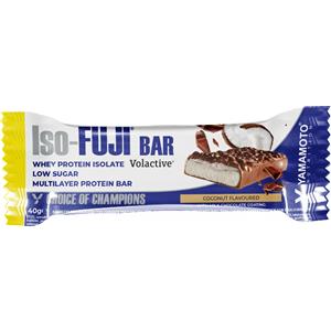 YAMAMOTO NUTRITION Iso-FUJI BAR - Barretta multistrato 40g con 32% di proteine isolate al gusto Cheesecake ai Frutti di Bosco
