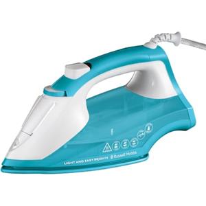 Russell Hobbs Ferro da Stiro a Vapore 2400W, Colpo di Vapore 115g/min, Piastra con Ammorbidente, Autosteam, Capacità 240ml, AntiCalcare & Anti-Goccia, Light&EasyAqua 26482-56