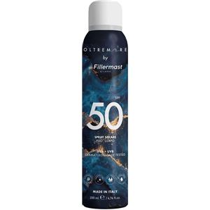 Dr. Fillermast Spray Solare Viso e Corpo SPF 50 - 200 ml, Trasparente, Resistente all'Acqua, Dermatologicamente Testato