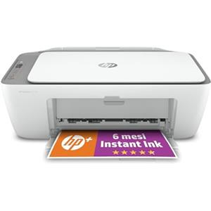 HP DeskJet 2720e 26K67B, Stampante Multifunzione a Getto d'Inchiostro A4 a Colori, Fronte e Retro Manuale, 7,5 ppm, Wi-Fi, 6 Mesi di Inchiostro Instant Ink Inclusi, Bianca
