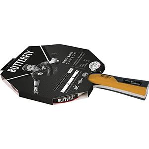 Butterfly Timo Boll Carbon Racchetta da ping pong | Rivestimento Wakaba certificato ITTF per competizione | spugna da 2,0 mm | per giocatori professionisti allenati