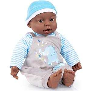 Bayer Design- Bambolotti, Interattiva, Interactive Baby, Ragazzo, Pelle Scura, 40cm, 94001AH