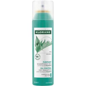 Klorane Shampoo Secco Purificante all'Ortica e Vitamina E per Capelli Grassi - 150 ml